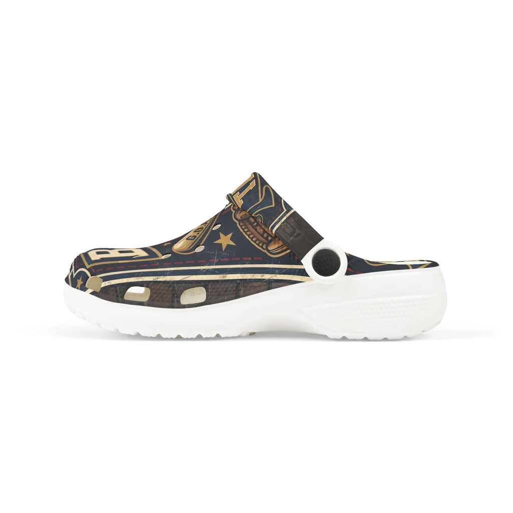 Kids Baseball GOAT EVA Clogs – Youth All-Over Print Sports Clogs