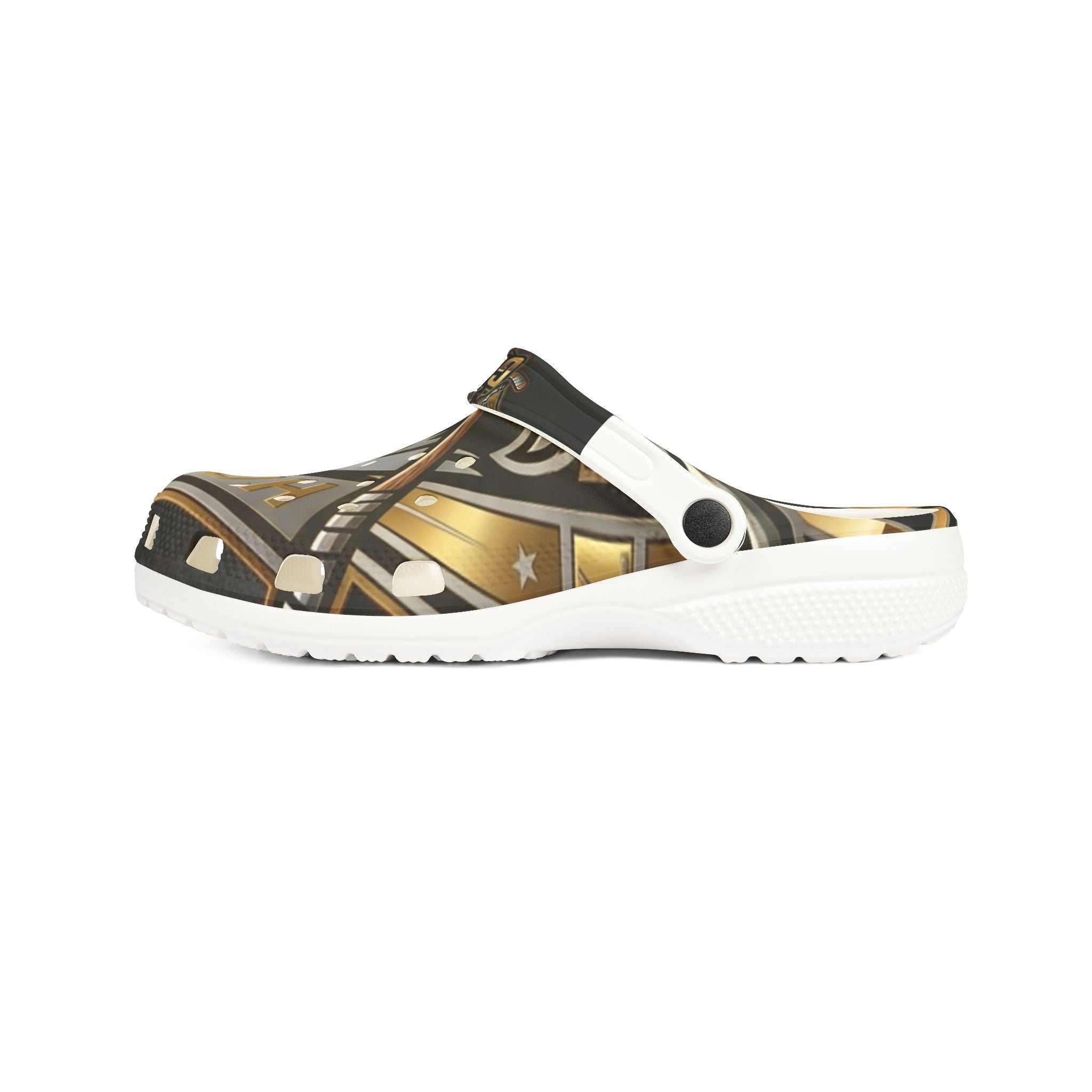 Teen/Adults Hockey GOAT EVA Foam Clogs — Lightweight Slip-On Shoes with GOAT Design