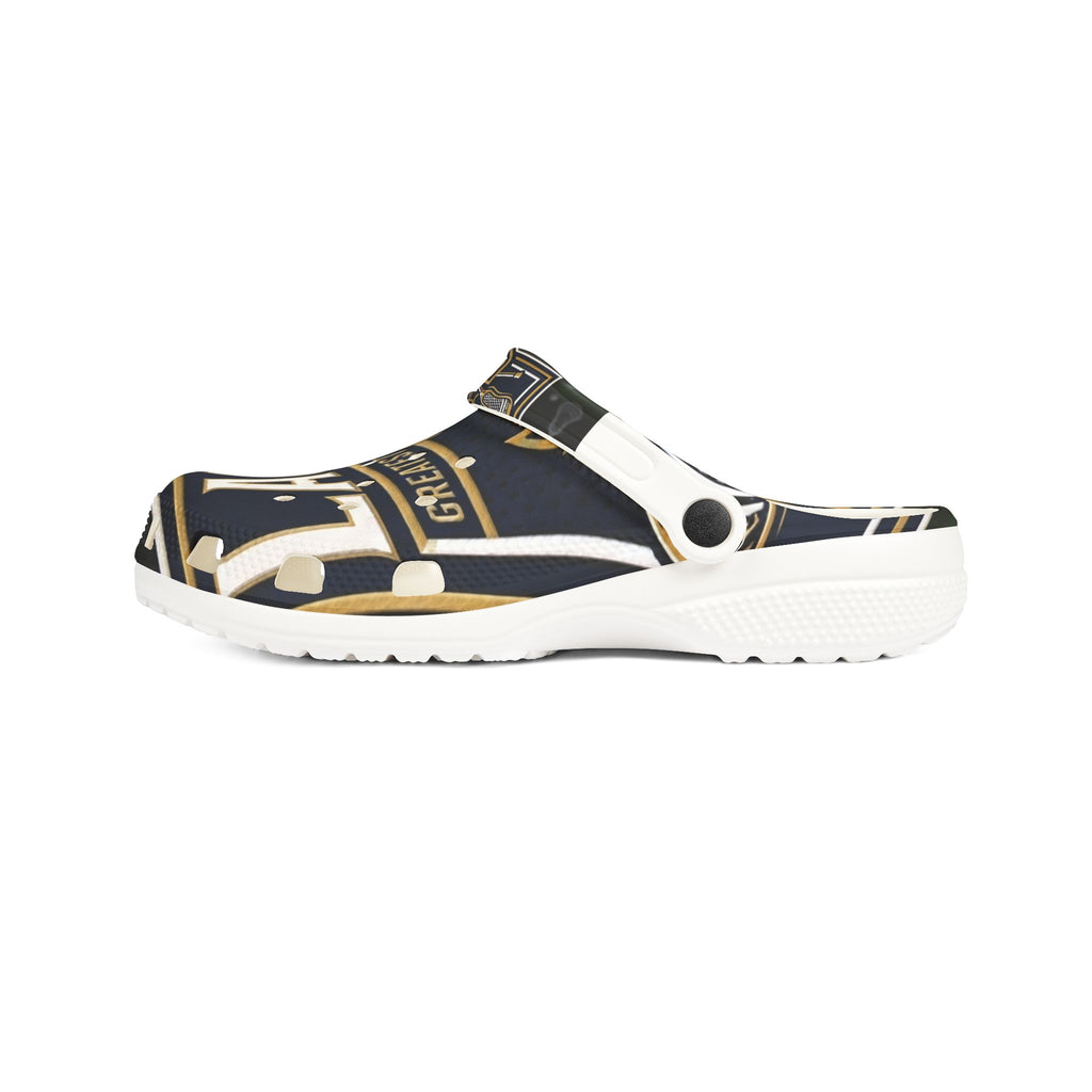 Teen/Adult Lacrosse GOAT EVA Foam Clogs — Team Graphic Slip-On Shoes