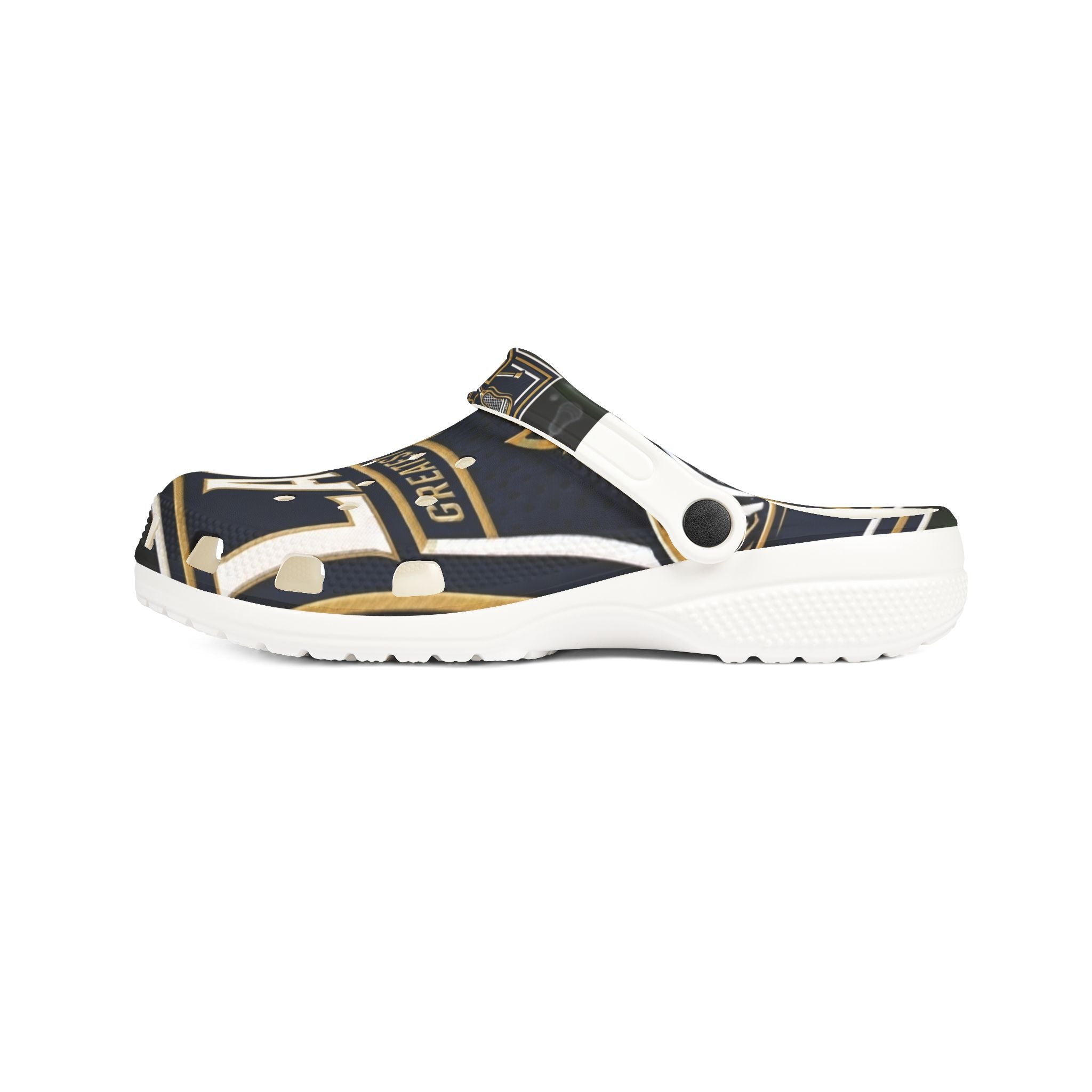 Teen/Adult Lacrosse GOAT EVA Foam Clogs — Team Graphic Slip-On Shoes