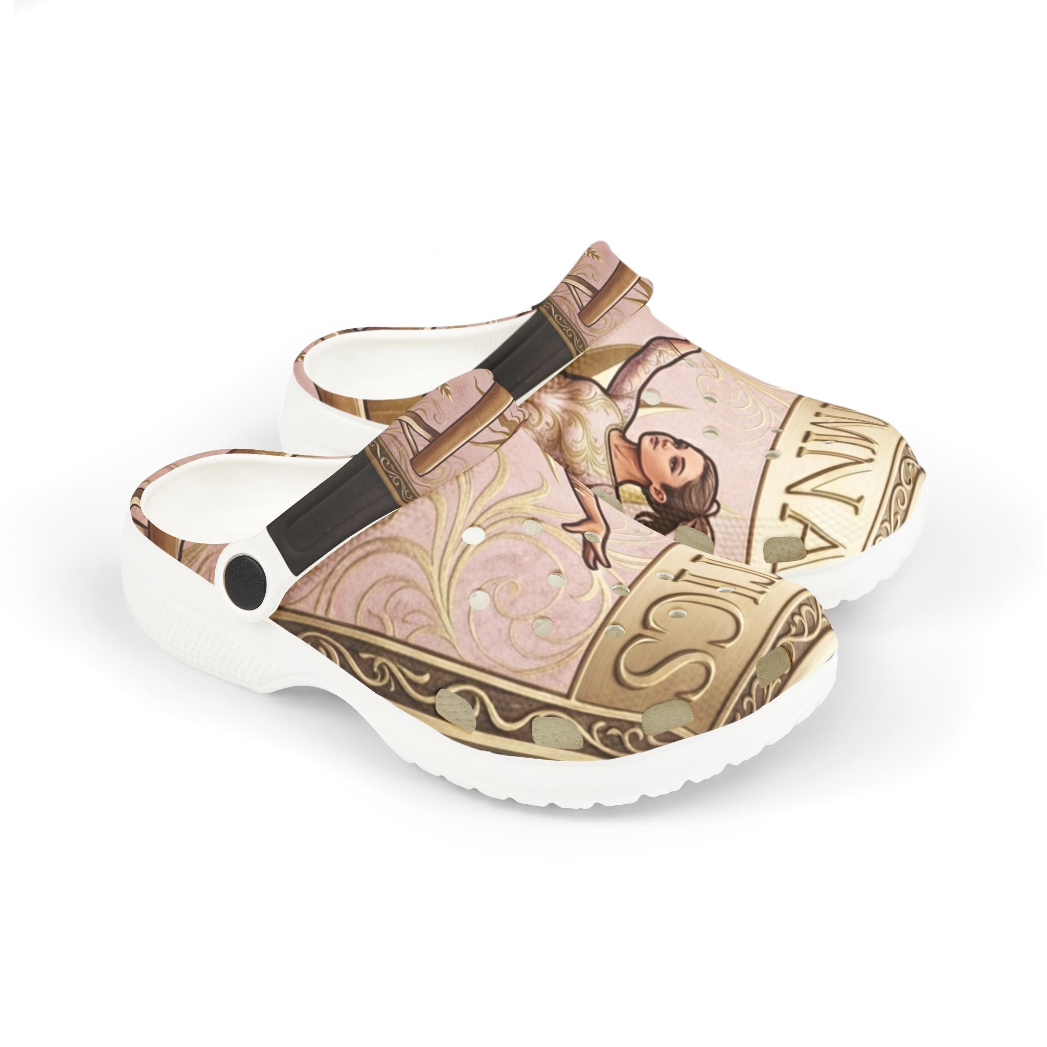 Gymnastics Kids Foam Clogs — Gymnast Girl EVA Slip-Ons