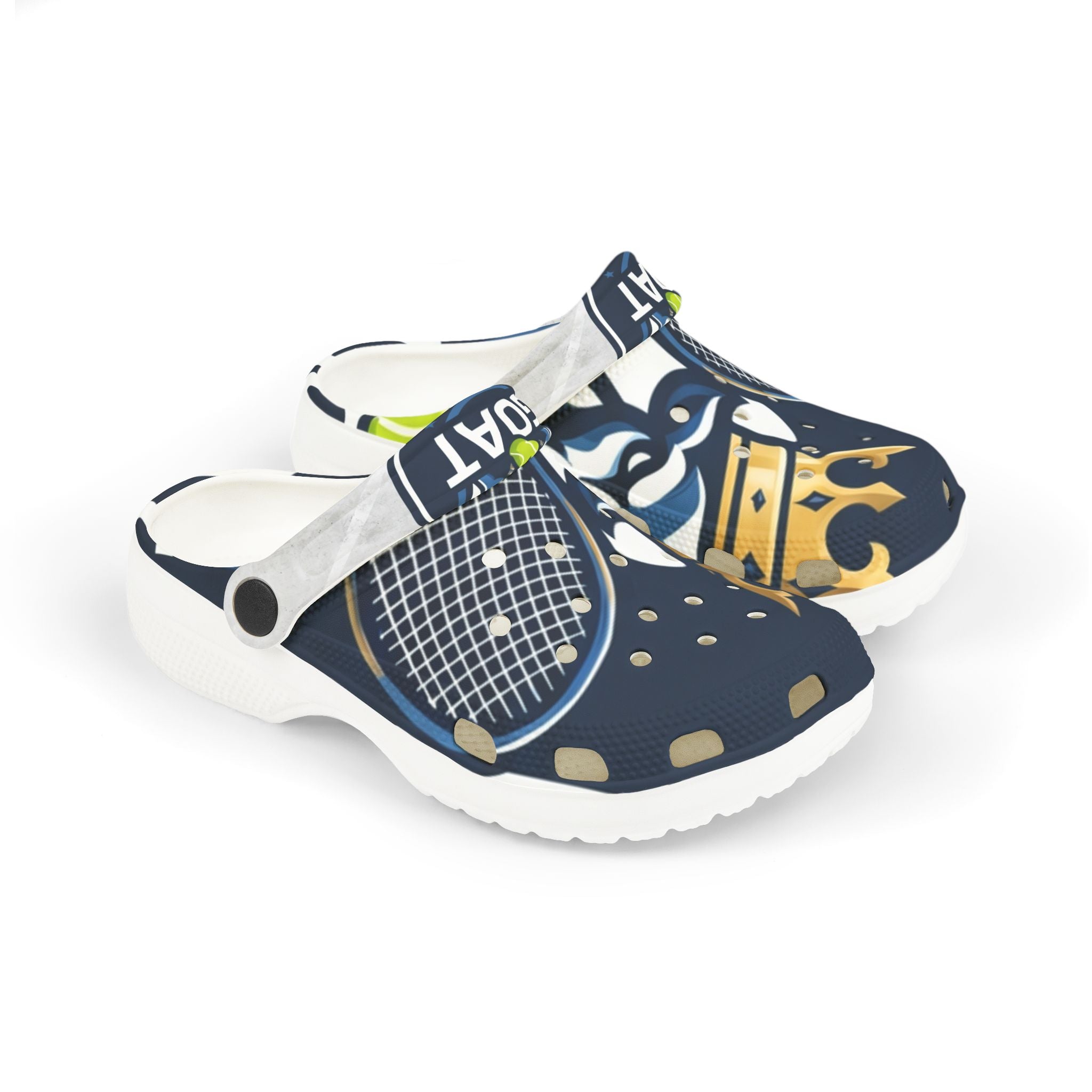 Kids' Tennis GOAT EVA Foam Clogs — Slip-On Tennis Goat Summer Shoes for Boys & Girls