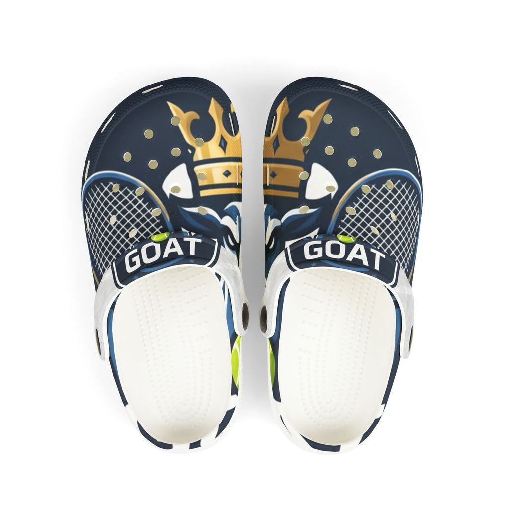 Kids' Tennis GOAT EVA Foam Clogs — Slip-On Tennis Goat Summer Shoes for Boys & Girls