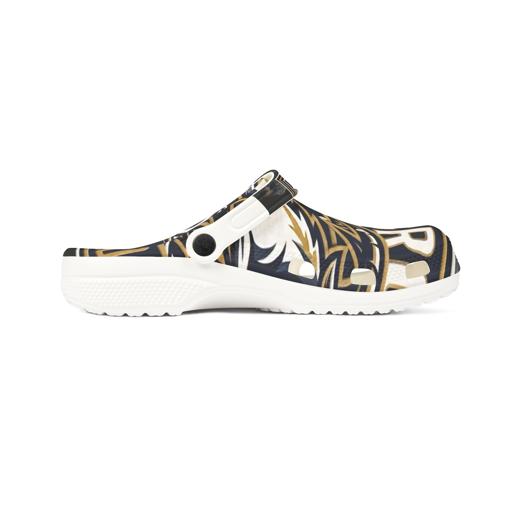 Teen/Adult Lacrosse GOAT EVA Foam Clogs — Team Graphic Slip-On Shoes