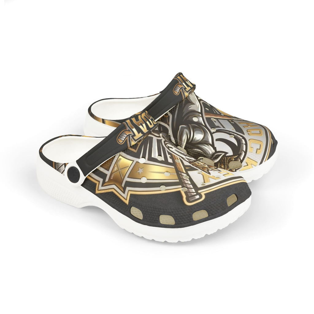 Kids Hockey GOAT Foam Clogs — Youth Cushioned Slip-On Shoes
