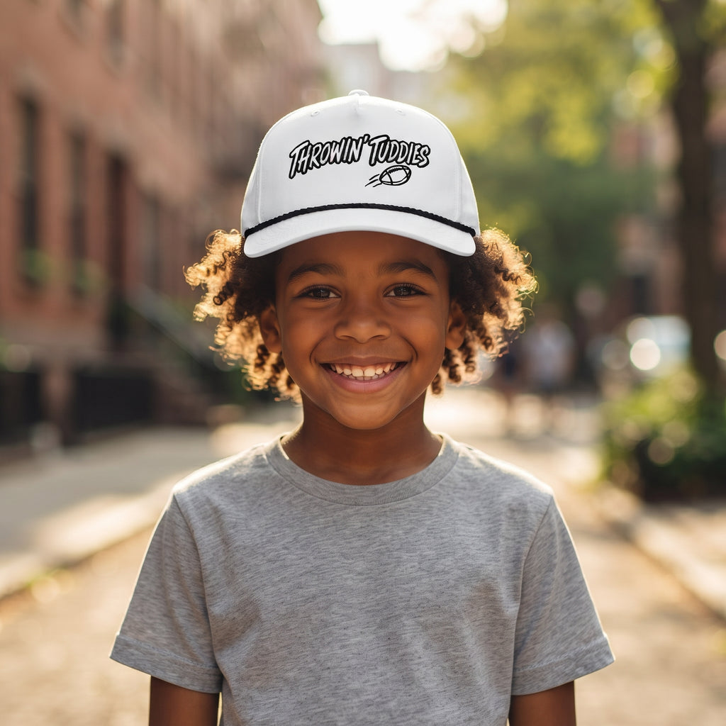 Throwin' Tuddies Classic Rope Cap | Embroidered Football Slang Snapback