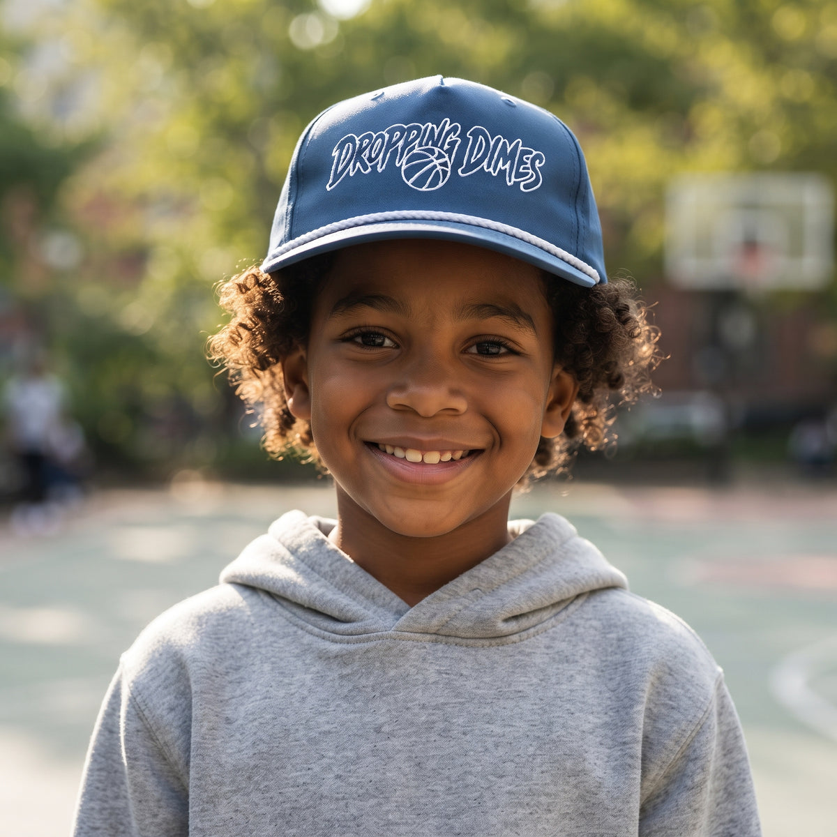Dropping Dimes Classic Rope Cap | Embroidered Basketball Slang Snapback