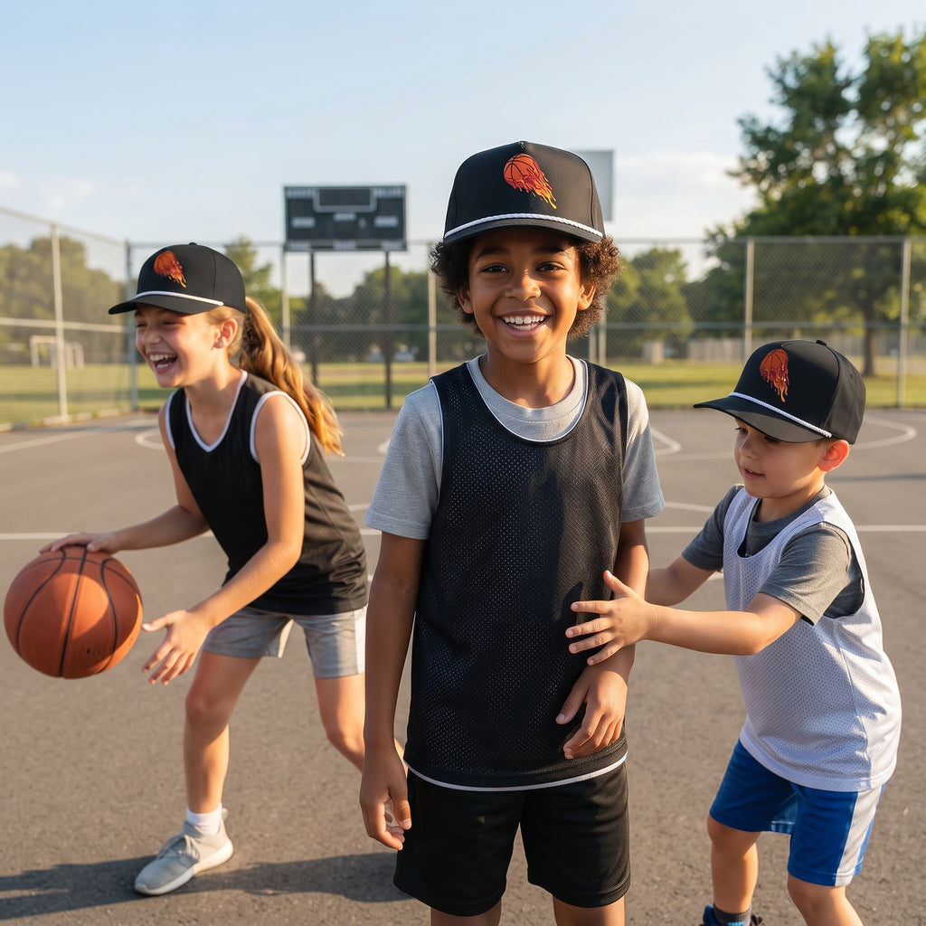 Drip Basketball Classic Rope Cap | Drip & Drench Retro Drippy Basketball Snapback
