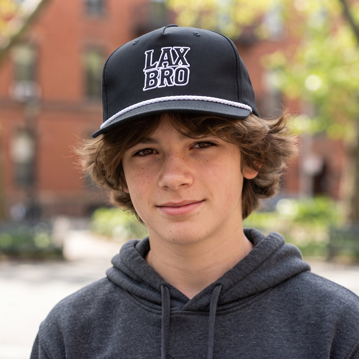 LAX BRO Classic Rope Cap | Embroidered Slang Lacrosse Snapback