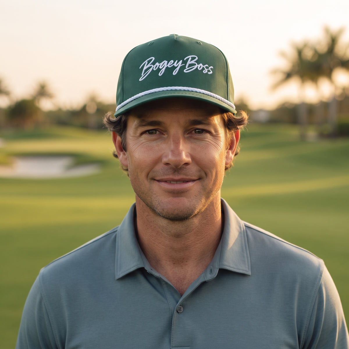 Bogey Boss Classic Rope Cap | Embroidered Golf Hat
