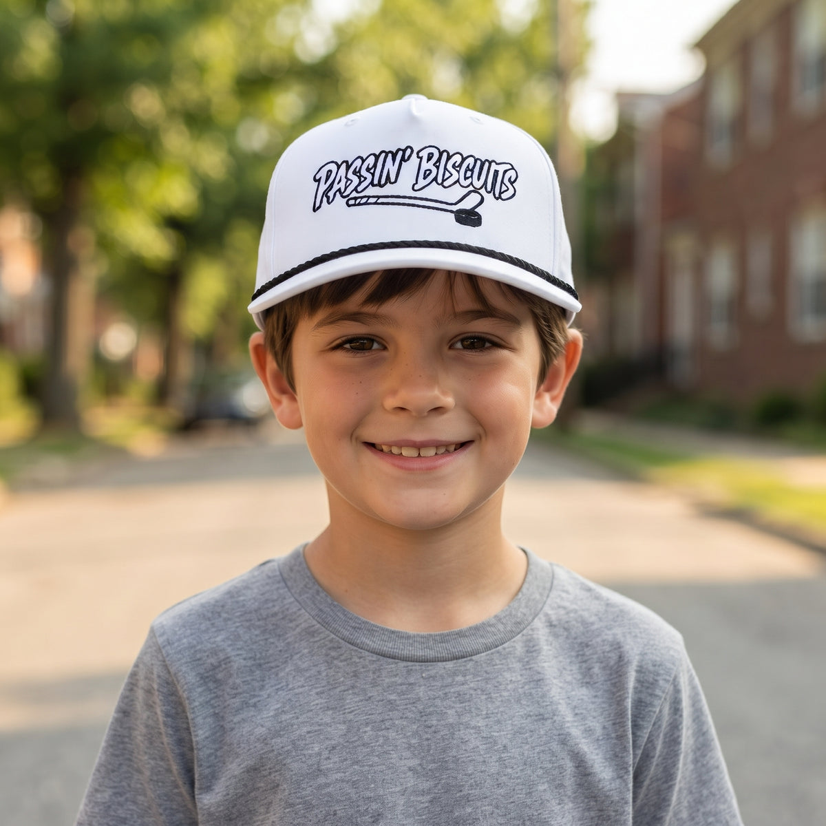 Passin' Biscuits Classic Rope Cap | Embroidered Hockey Slang Snapback