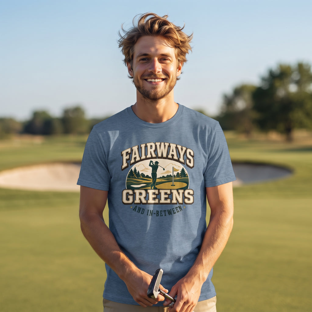 Fairways Greens and In-Between | Short-Sleeve Unisex T-Shirt