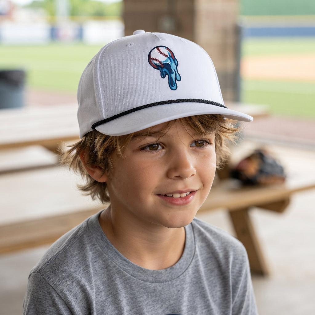 Drip Baseball Classic Rope Cap | Drip & Drench Retro Drippy Baseball Snapback