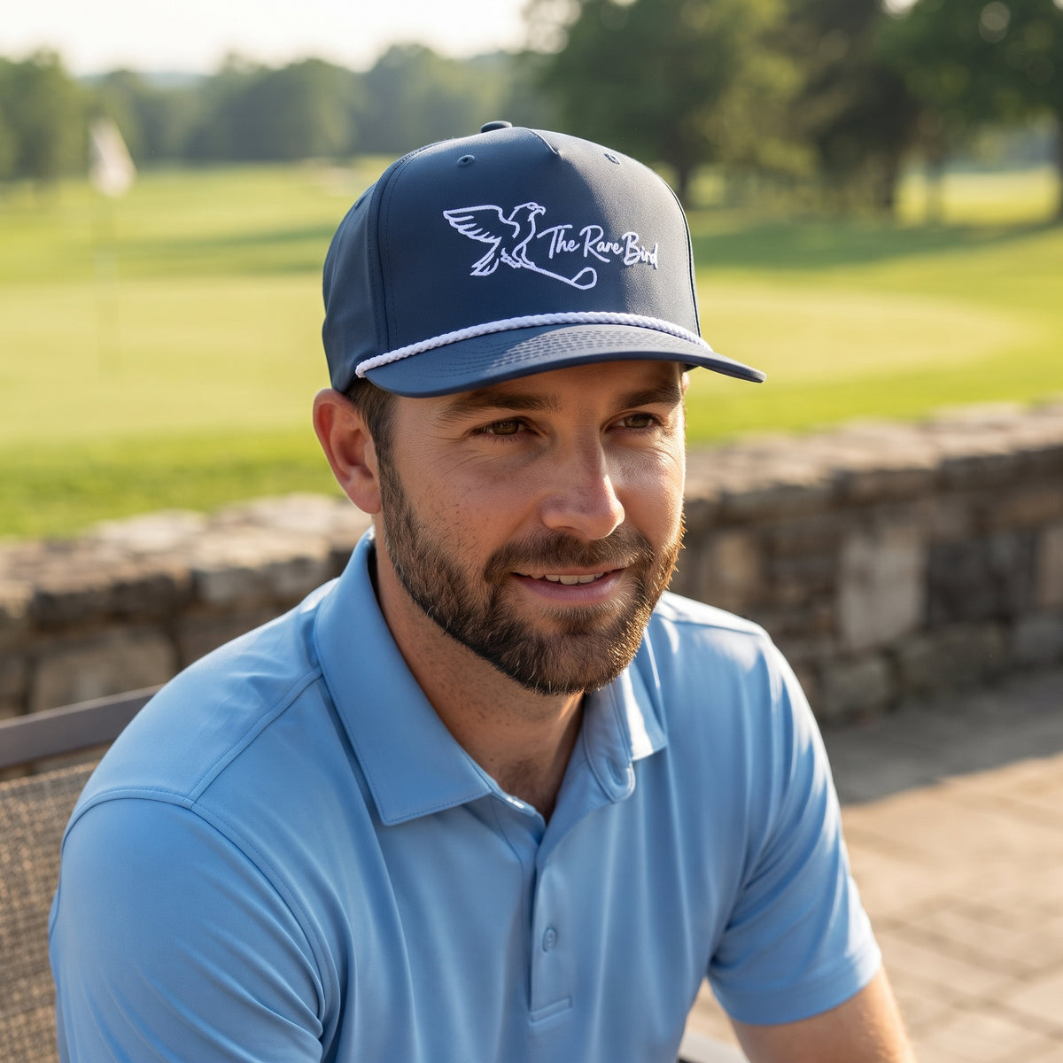 The Rare Bird Classic Rope Cap | Embroidered Golf Hat