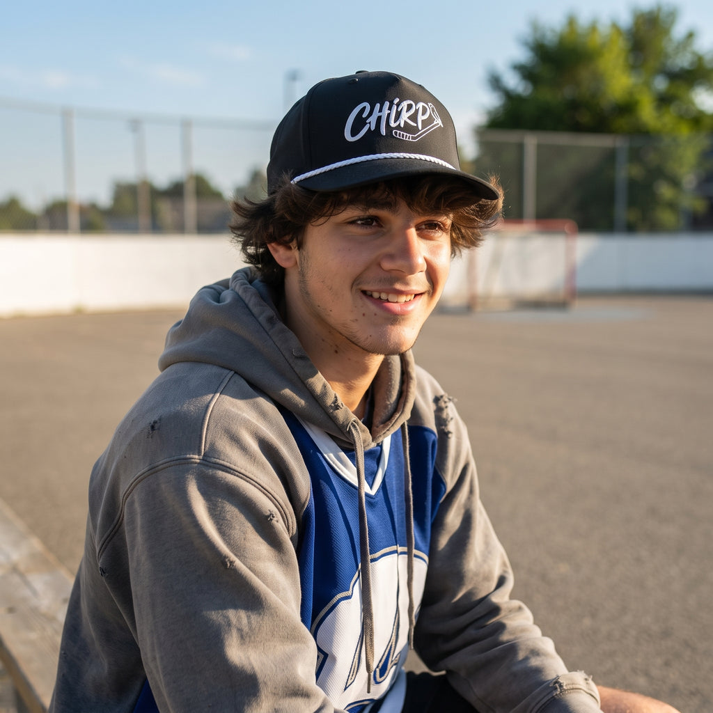 Chirp Classic Rope Cap | Embroidered Hockey Slang Snapback Hat