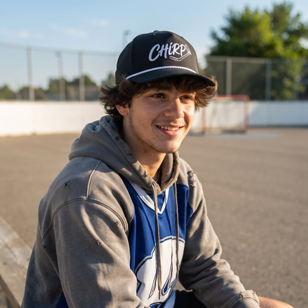 Chirp Classic Rope Cap | Embroidered Hockey Slang Snapback Hat