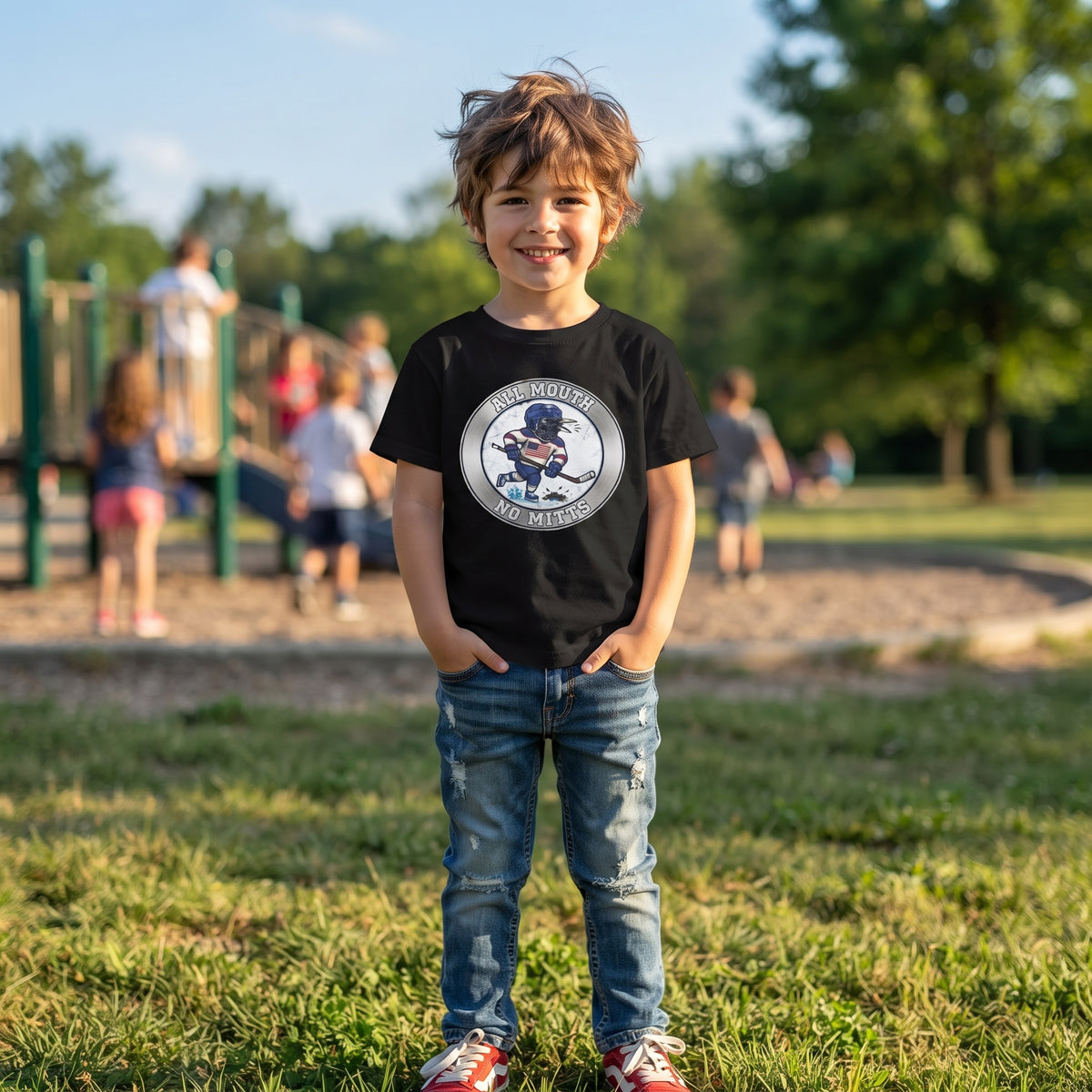 Youth Hockey ''Chirp'' Graphic Tee | The Drip & Drench Co.