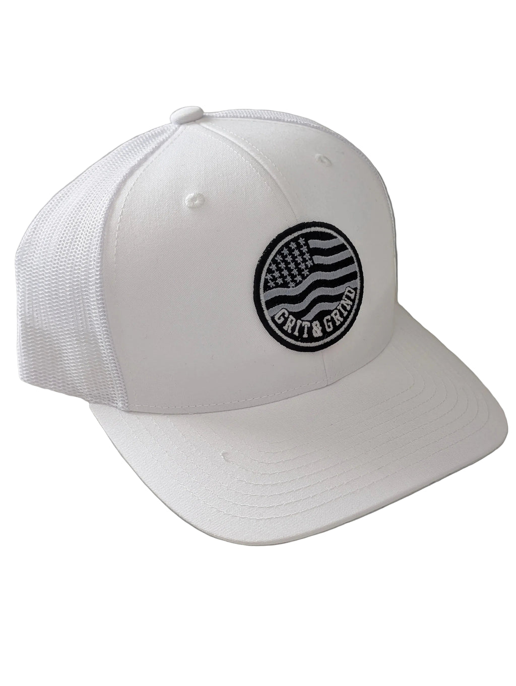 Grit & Grind Flag Patch Cap | American Flag Trucker Hat
