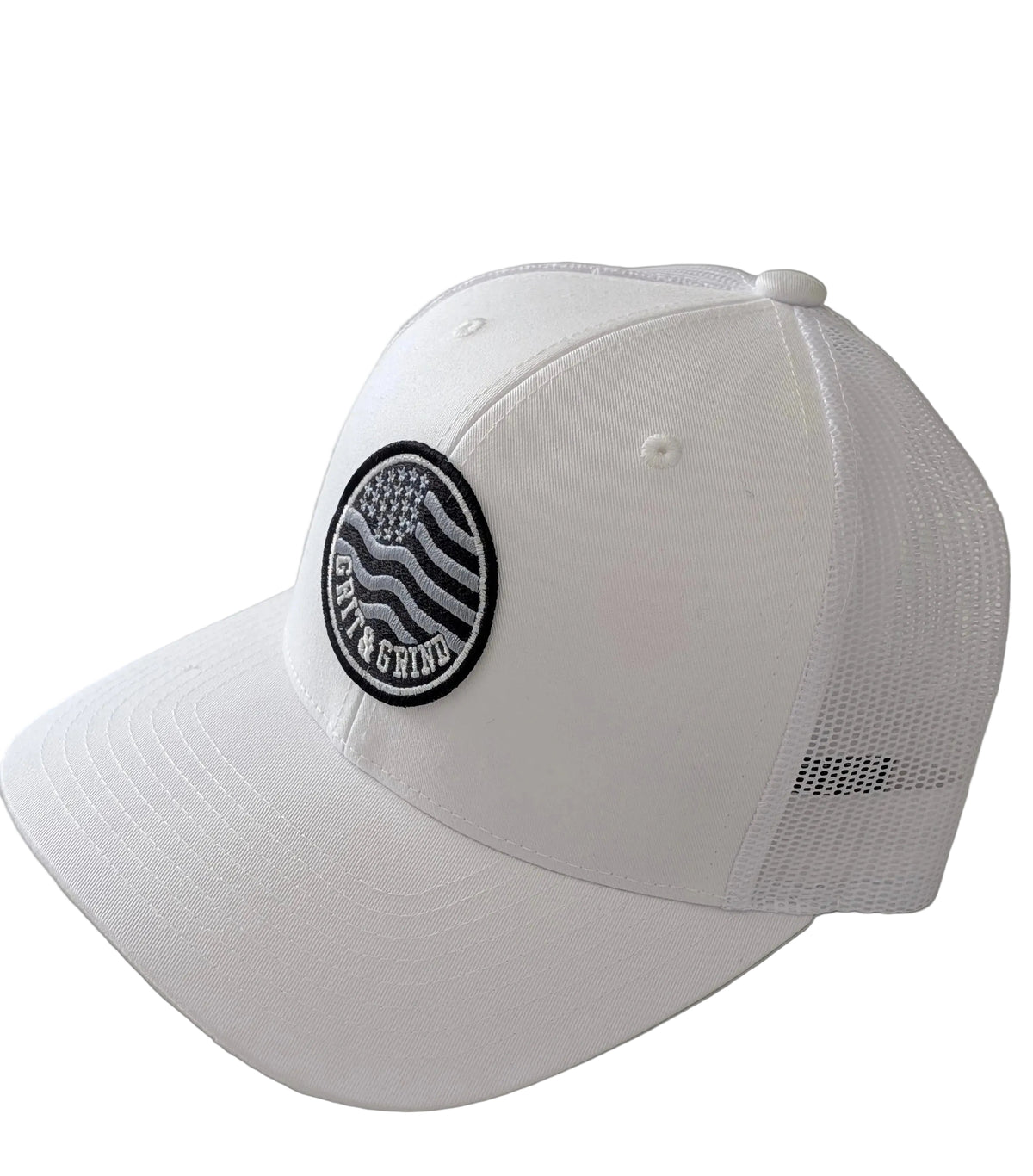 Grit & Grind Flag Patch Cap | American Flag Trucker Hat