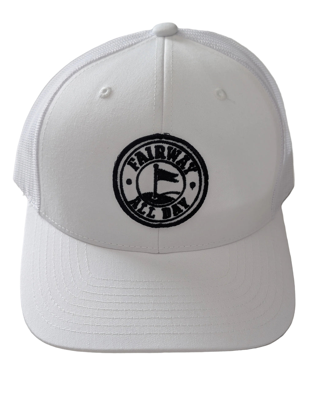 Fairway All Day Golf Hat | Embroidered Patch Trucker Cap
