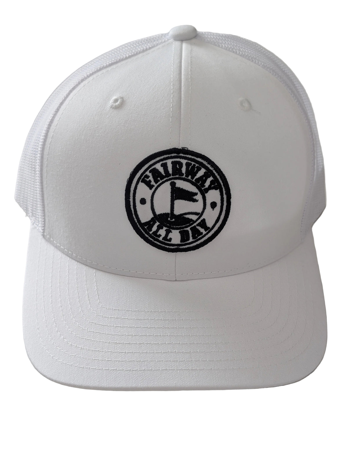 Fairway All Day Golf Hat | Embroidered Patch Trucker Cap