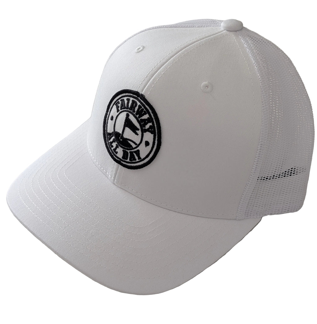 Fairway All Day Golf Hat | Embroidered Patch Trucker Cap