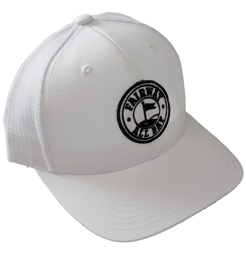 Fairway All Day Golf Hat | Embroidered Patch Trucker Cap