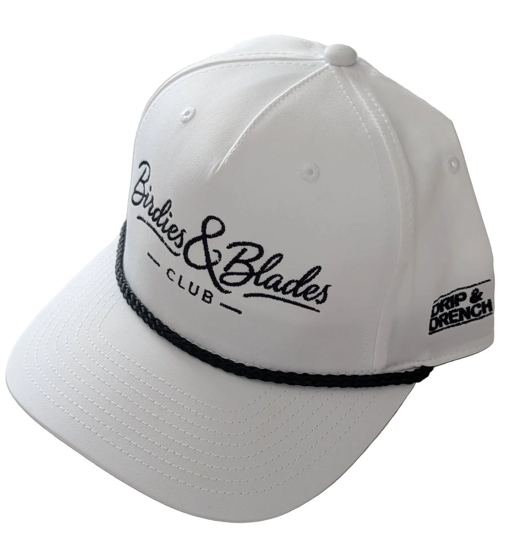 Birdies & Blades Classic Rope Cap | Hockey Golf Snapback Hat